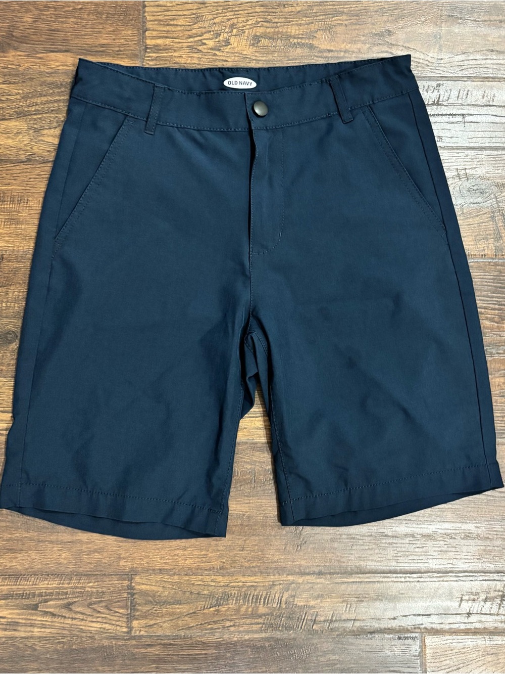 Old Navy Navy Blue Kids' Flat Front Shorts